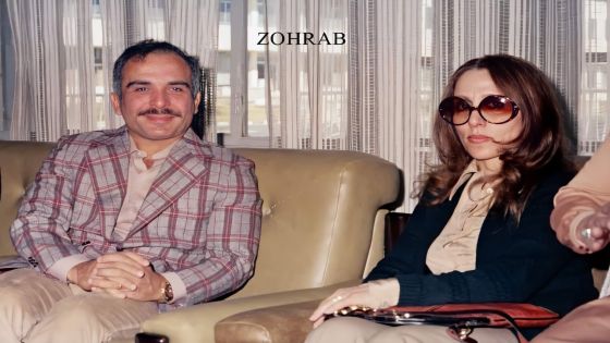 جلالة الملك حسين طيب الله ثراه باستقبال فيروز 1975