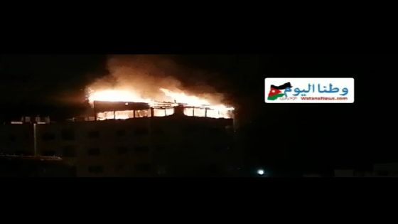 عاجل- فيديو/ حريق الان في حي الكوم في شفا بدران