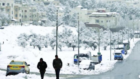 تعمق المنخفض الجوي بعد عصر اليوم وثلوج على المرتفعات 1200 م