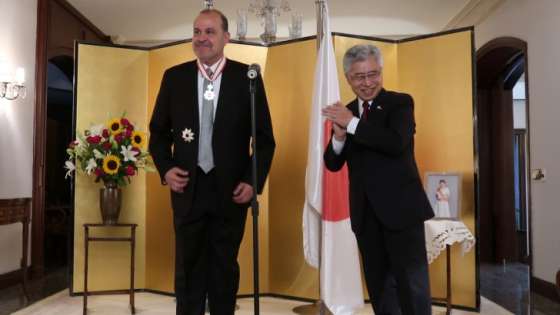 السفارة اليابانية في الأردن تقلد المجالي وسام الشمس المشرقة