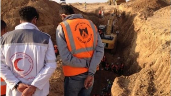 انتشال جثامين 3 فلسطينيين فقدوا في منطقة حدودية مع مصر