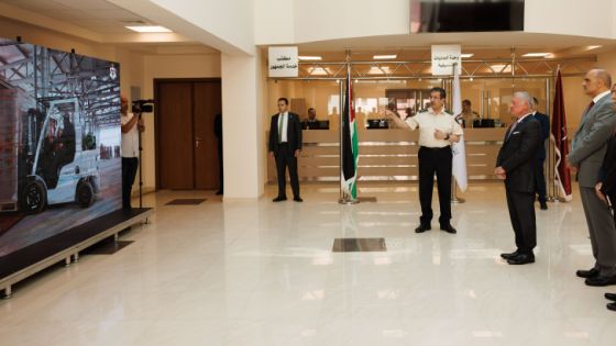 الملك يفتتح مركز جمرك عمان الجديد بمنطقة الماضونة