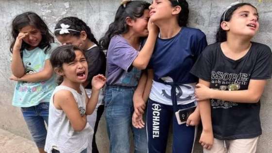 صورة الطفلات ال (6) التي أثارت موجة حزن في الشارع العربي