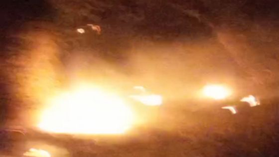 #عاجل حريق هائل في محمية غابات اليرموك في لواء بني كنانة