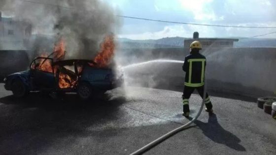 حريق مركبة بعبدون يتسبب بكثافة مرورية