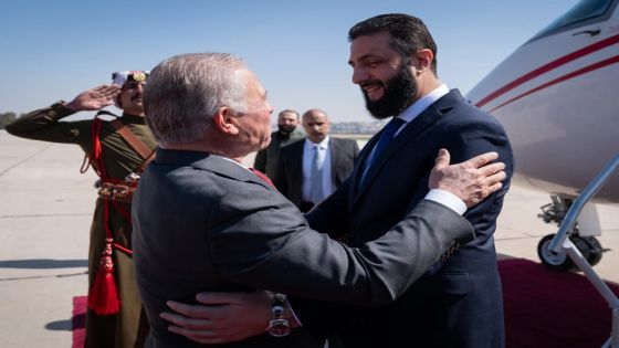 الشرع : لن انسى ترحيب الملك عبدالله ومواقف الأردن بالقضايا الساخنة