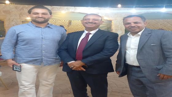 المحامي حسن النجادا وزوجته يقيمان حفل استقبال بمناسبة تخرج ابنهما الدكتور نورس
