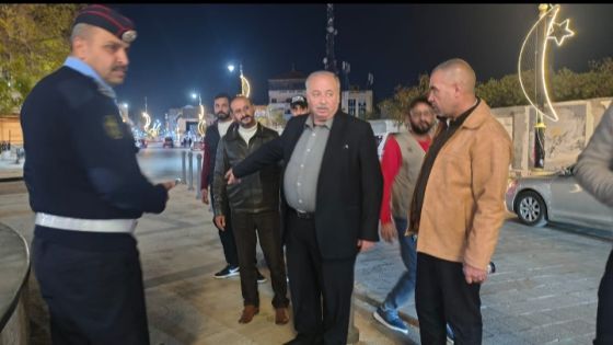 جوينات وسير مادبا في جولة ميدانية لتنظيم الحركة داخل أسواق المدينة