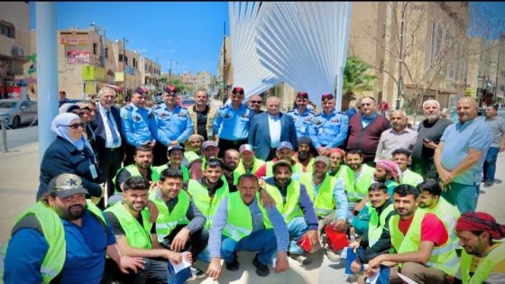 رئيس لجنة بلدية مادبا الكبرى يرعى حفل تكريم عدد من عمّال الوطن العاملين في البلدية بيومهم العالمي