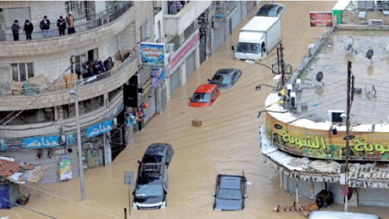 مشروع يخفف خطر الفيضانات المفاجئة في عمّان