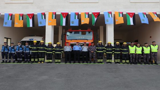 مدير الأمن العام يفتتح مركز دفاع مدني وادي صقرة