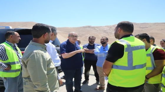 %92 نسبة الإنجاز في إنشاء جسر غور حديثة على طريق البحر الميت