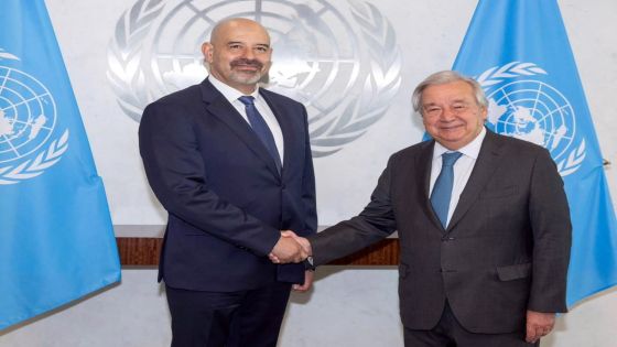 المندوب الدائم وليد عبيدات يقدم أوراق اعتماده للأمين العام للأمم المتحدة