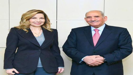 الأميرة غيداء طلال تلتقي رئيس مجلس إدارة شركة الفوسفات