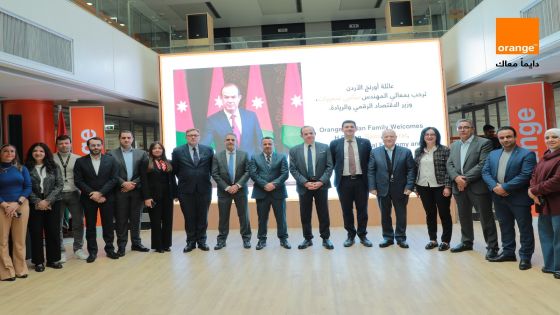 Orange Jordan Welcomes the Minister of Digital Economy and Entrepreneurship