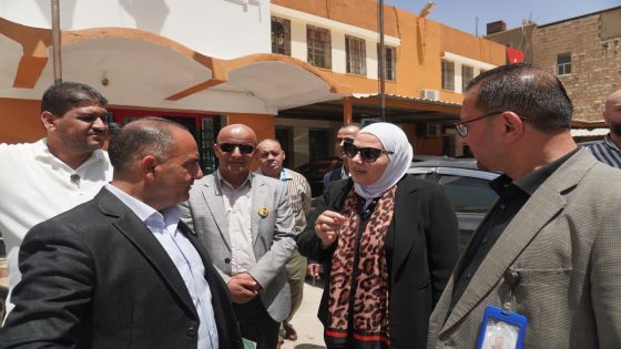 الشخاترة تتفقد مدارس قصبة المفرق وتوعز بصيانة وتحسين عدد منها