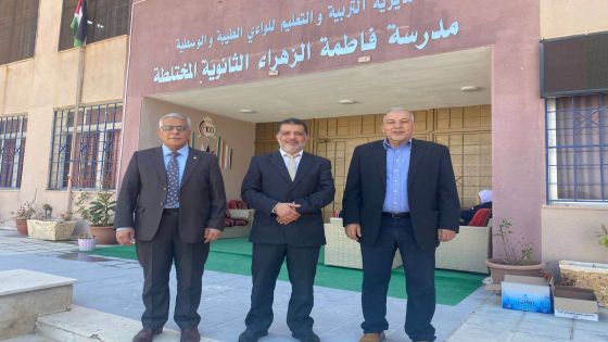 الخصاونة يتابع سير امتحانات التوجيهي في لواء الوسطية