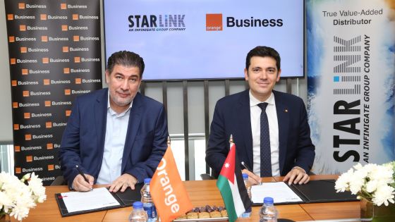 Strategic partnership agreement between Orange Jordan and StarLink, the leader in digital transformation, to provide the latest technology solutions for businesses