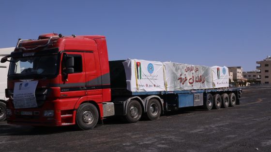 تسيير قافلة مساعدات إلى غزة تزامناً مع افتتاح مهرجان الأردن الدولي للطعام