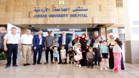مستشفى الجامعة الأردنيّة يستقبل (6) أطفال من غزّة لعلاج أمراض القلب