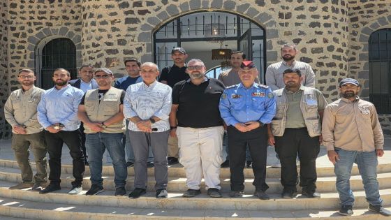 وزير السياحة يزور المواقع الأثرية في محافظة الزرقاء