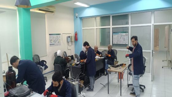 Zain and the Vocational Training Corporation conclude the “Fiber optic” free training course