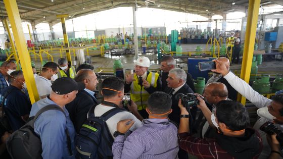 مصفاة البترول تنظّم جولة إعلامية على محطة تعبئة غاز عمان- أبو علندا للاطلاع على عمليات التعبئة والتطوير