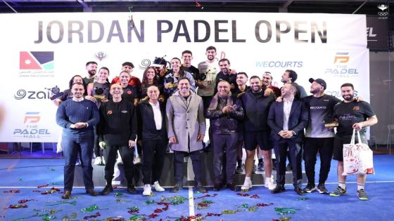 زين ترعى بطولة الأردن المفتوحة للبادل 2025