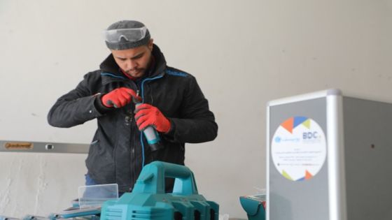 محمد النعيمات من ايل وقصة نجاح لمشروعه الريادي المهني من خلال مركز تطوير الاعمال BDC