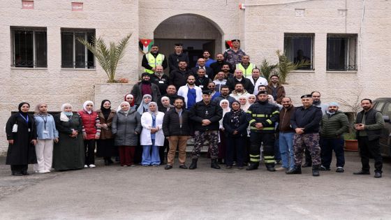 مستشفى الجامعة الأردنيّة ينفذ تمرينًا لخطة الحريق بالتعاون مع مديرية دفاع مدني وسط عمان