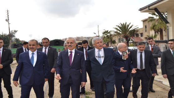 الخط الحجازي يستقبل وزراء النقل الاردني والسوري والتركي