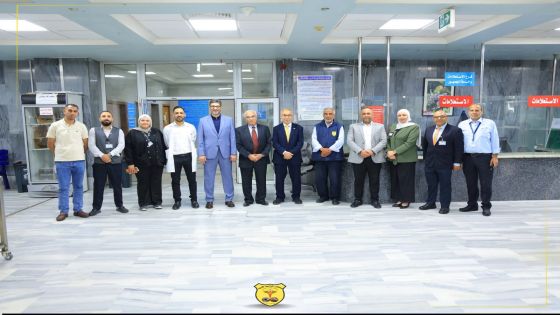 البصول يُشارك كوادر مستشفى الجامعة الأردنيّة أولَ أيّام عيد الأضحى المبارك ويتفقّد سير العمل