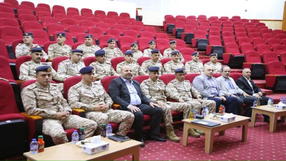 وفد من سلاح المدفعيه الملكي يزور سلطة العقبه الخاصه