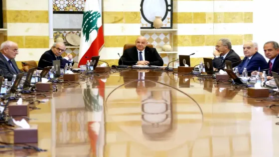 انسحاب حزب الله وحركة أمل من اجتماع الحكومة وتسرب تفاصيل الورقة الأميركية