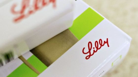 An Eli Lilly & Co. logo is seen on a box of insulin medication in this arranged photograph at a pharmacy in Princeton, Illinois, U.S., on Monday, Oct. 23, 2017. Eli Lilly is scheduled to release earnings figures on October 24. Photographer: Daniel Acker/Bloomberg