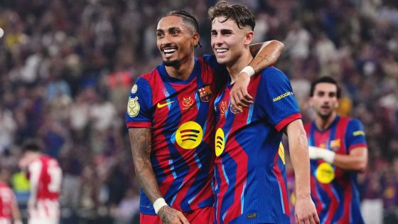 برشلونة يدك شباك بلباو بخماسية ويبلغ نهائي سوبر إسبانيا