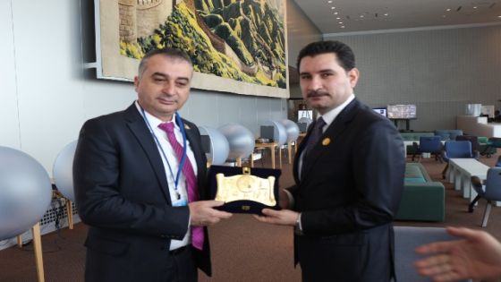 زيادين يلتقي نائب رئيس البرلمان العراقي في نيويورك