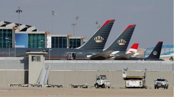 نمو حركة الطائرات عبر مطار الملكة علياء 36%
