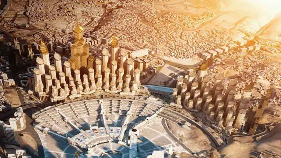 ولي العهد السعودي يدشن مشروعًا لزيادة سعة المسجد الحرام