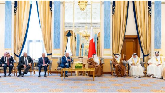 ولي عهد البحرين يلتقي رئيس مجلس الأعيان