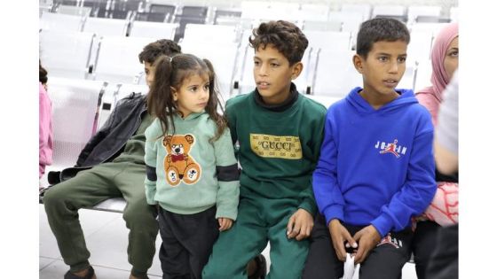 القوات المسلحة تُجلي الدفعة الـ18 من أطفال غزة المرضى للعلاج في الأردن
