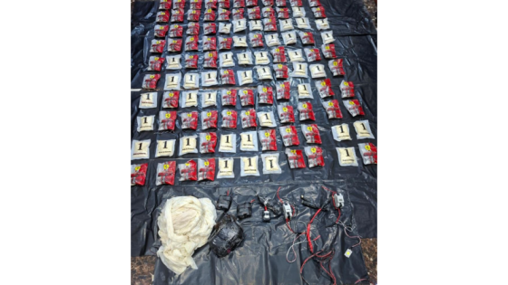 الجيش يحبط محاولة تهريب مواد مخدرة بوسطة بالونات