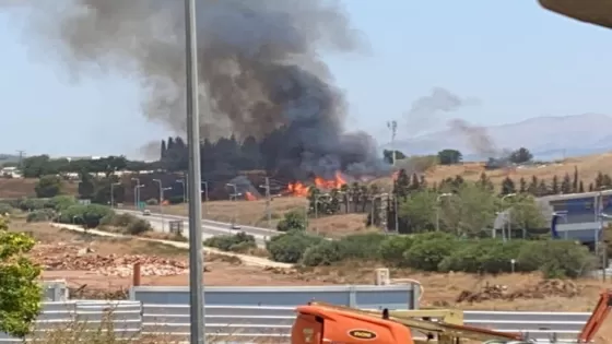قصف إسرائيلي على منطقة سهل الخيام جنوب لبنان ردا على اطلاق صواريخ