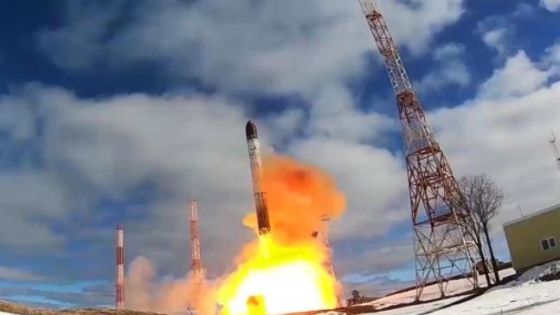 روسيا تختبر أقوى صاروخ نووي بعيد المدى في العالم