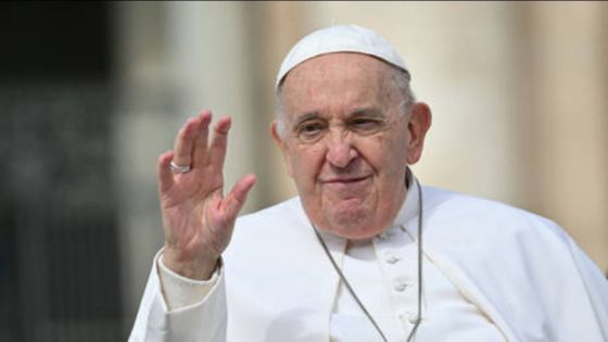 البابا فرنسيس: “أشعر بالحزن بسبب الصراع في فلسطين وإسرائيل”