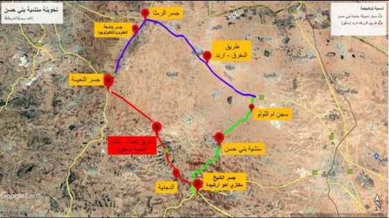 الأشغال : تحويلات على طريق اربد – الزرقاء الاثنين للبدء بالمرحلة الثانية من توسعته