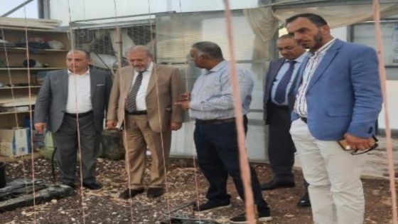 رئيس بلدية إربد يزور محطة مرو للبحوث الزراعية