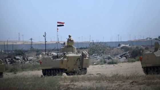 الجيش المصري يعزز تواجد مدرعاته على حدود غزة.. تفاصيل