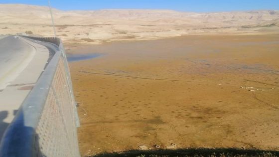 عاجل |احدث الصور لسد وادي الموجب بعد الجفاف الكامل