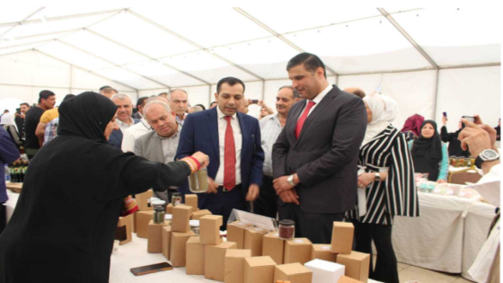 افتتاح فعاليات البازار الخامس للخضار والفواكه في إربد